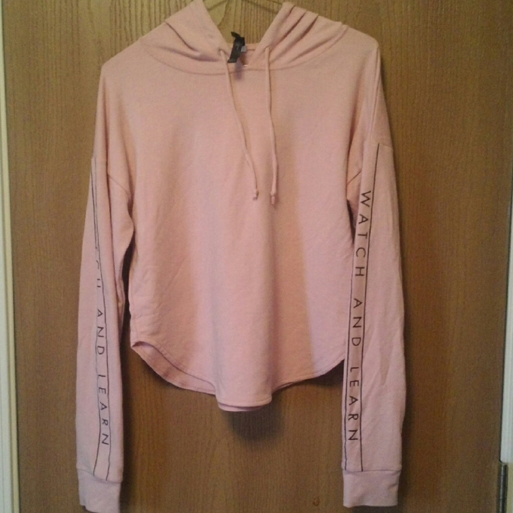 Pink "WATCH AND LEARN" HOODIE